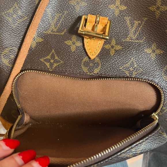 LOUIS VUITTON Vintage Monogram Montsouris PM Leather Backpack LV - Picture 7 of 14
